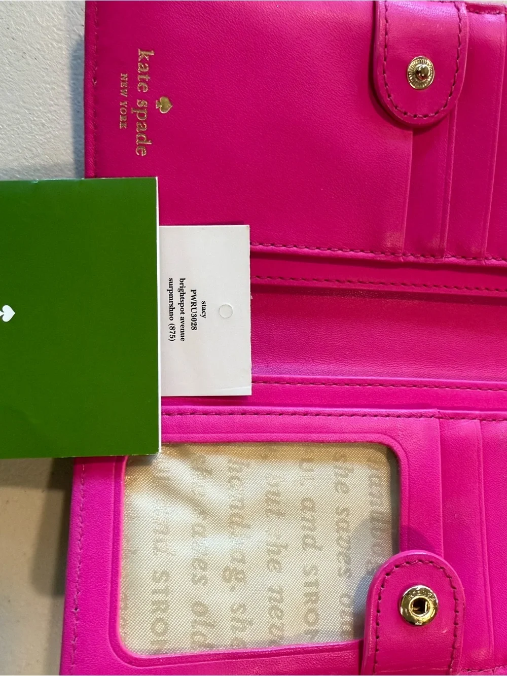 kate spade Bright Hot Pink Phone Case Packaging